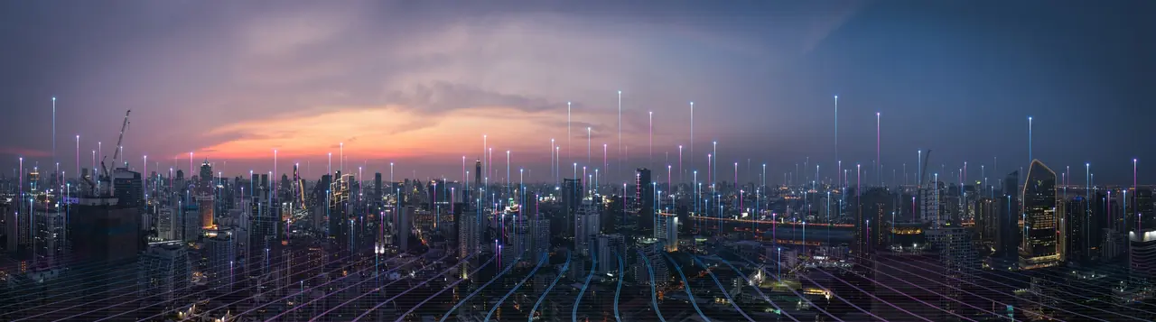 5G city landscape