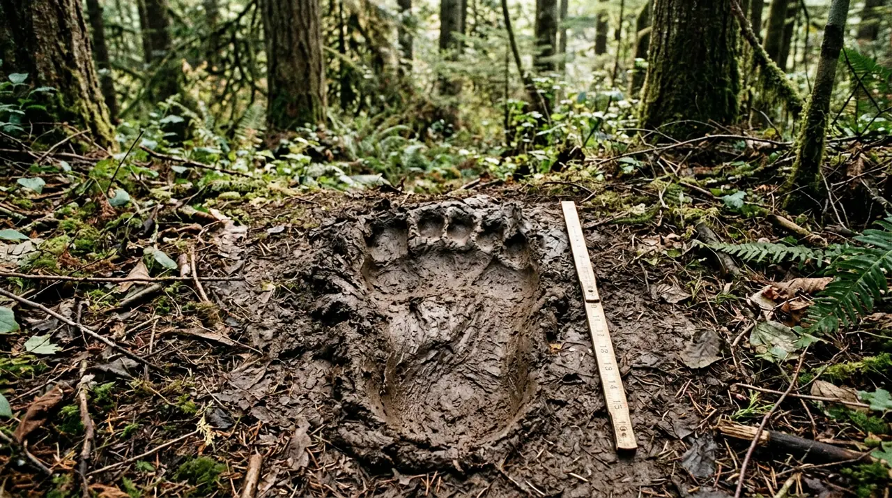 Bigfoot footprint