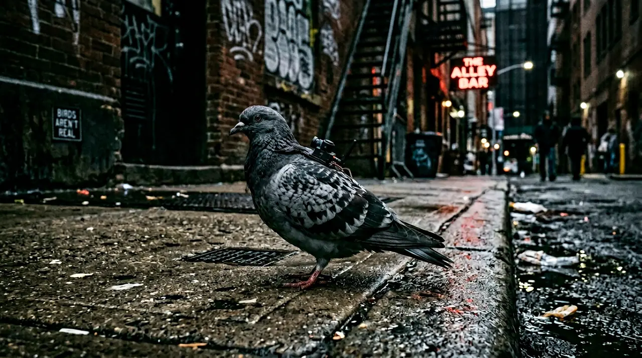 Pigeon drone conspiracy