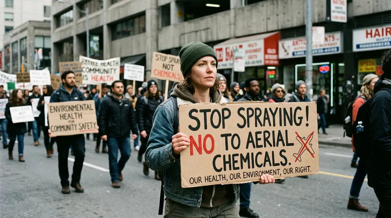 Chemtrail protest