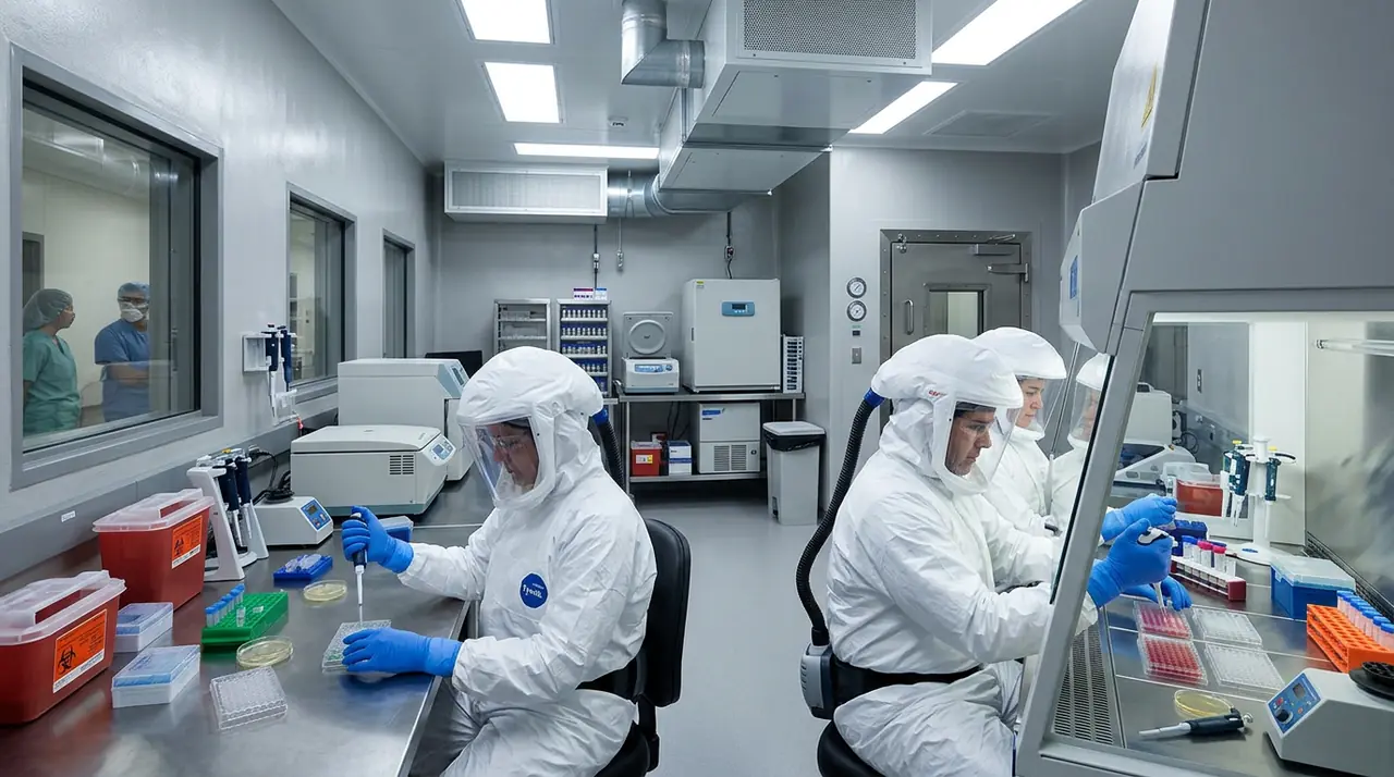 Lab and virus