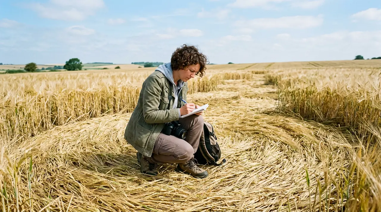 Crop circle researcher