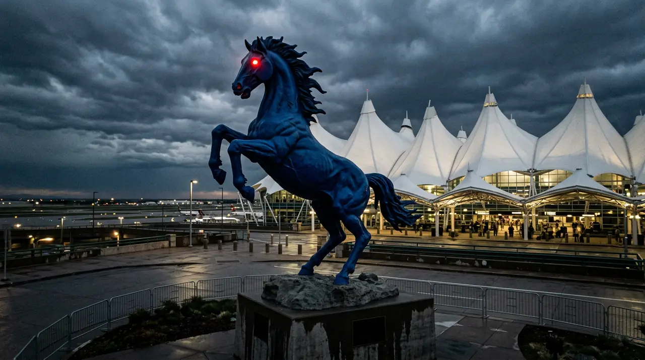 Blue Mustang Blucifer