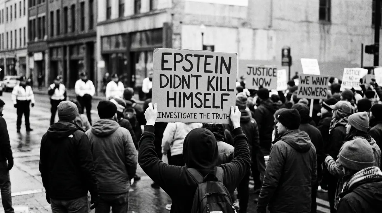 Epstein protest