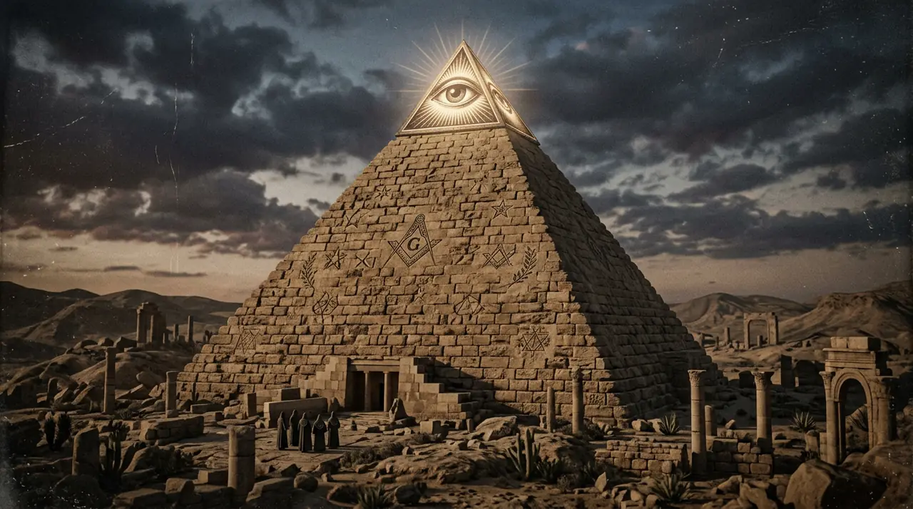 Illuminati pyramid