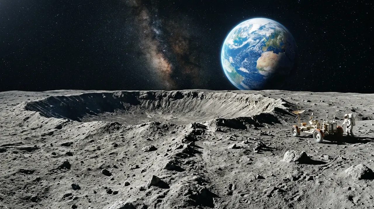 Moon surface